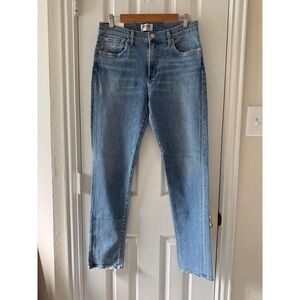AGOLDE‎ Blade Skinny Jeans Reclaim Wash Size 32 New Sample Raw Hem